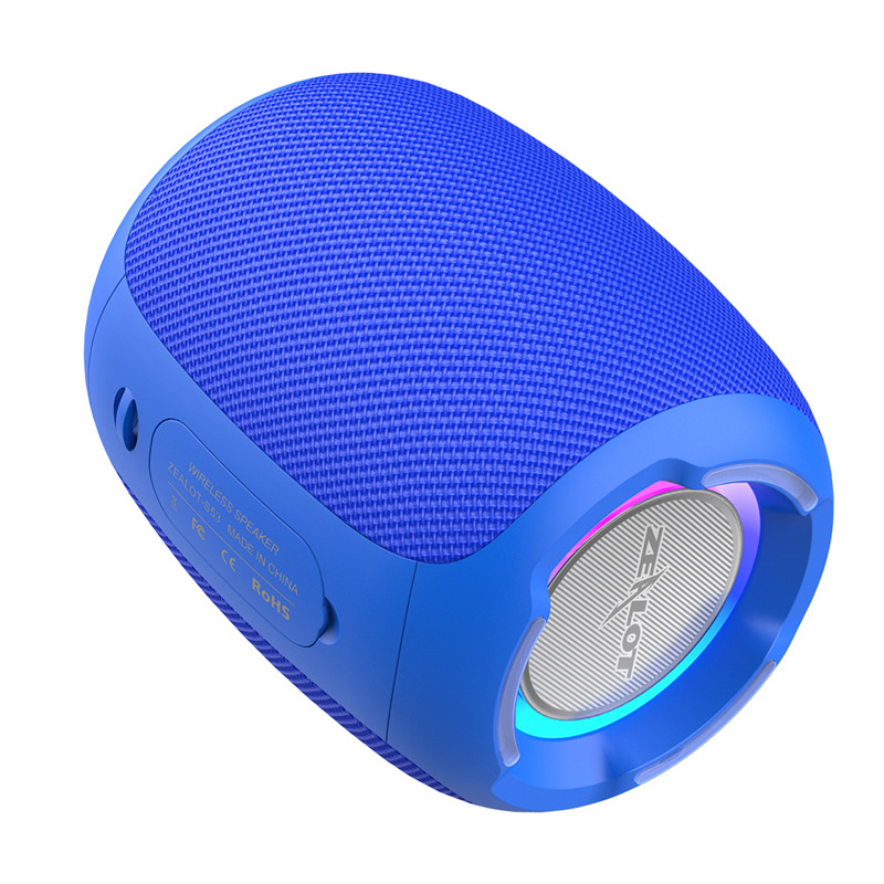 S53 Waterproof Portable Mini Speaker Black-Dark Blue 