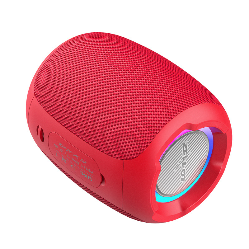 S53 Waterproof Portable Mini Speaker red - camouflage 