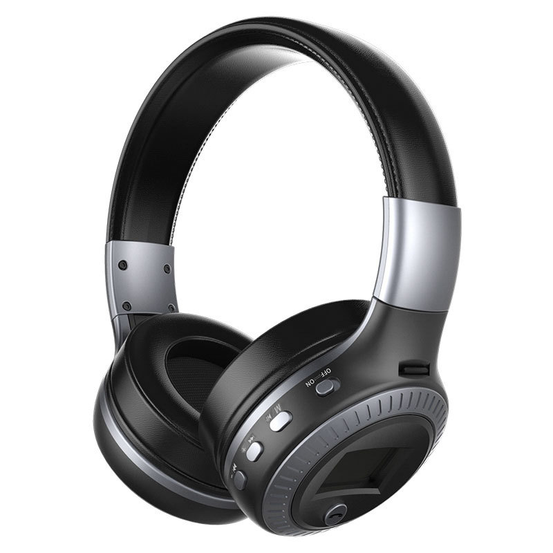 B19 Headset Wireless Bluetooth Headphone Black ash 