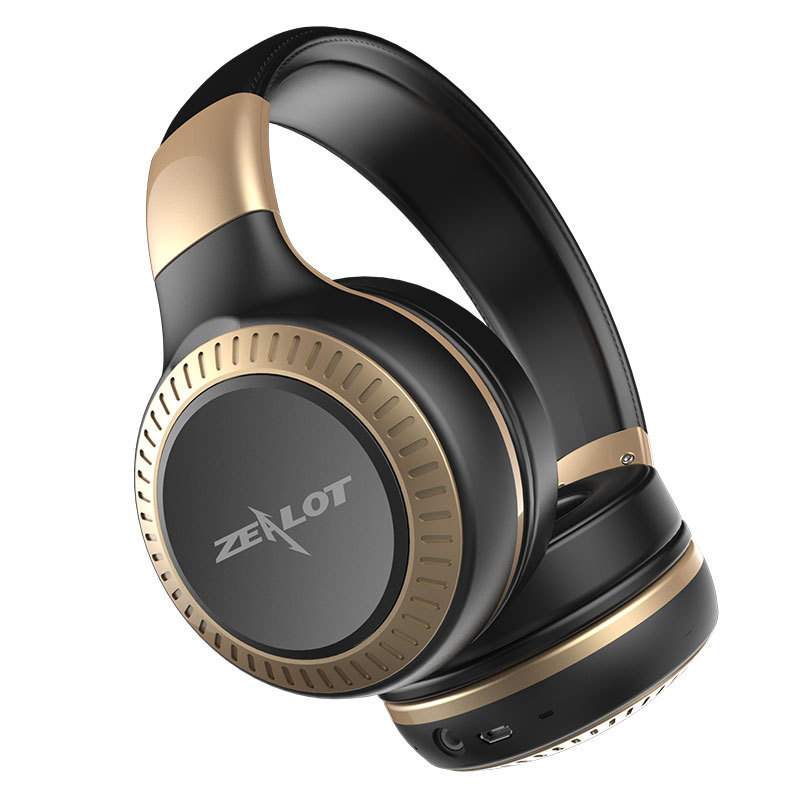 B20 Bluetooth Headset Headset Black Gold 