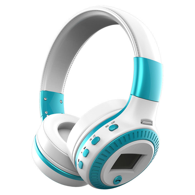 B19 Headset Wireless Bluetooth Headphone White 